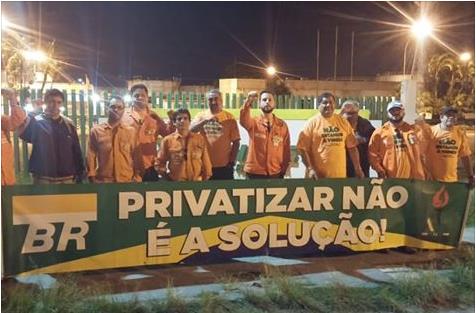 브라질 국영에너지회사 페트로브라스 노동자들이 72시간 시한부 파업을 시작했다. (사진=브라질 뉴스포털 UOL)