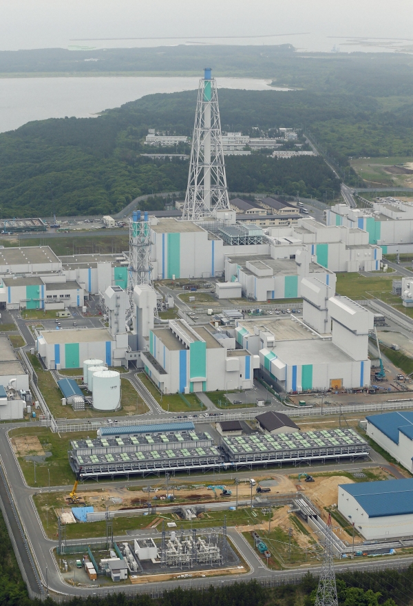 아오모리현의 롯카쇼무라 핵연료 재처리공장 전경 (사진=교도)