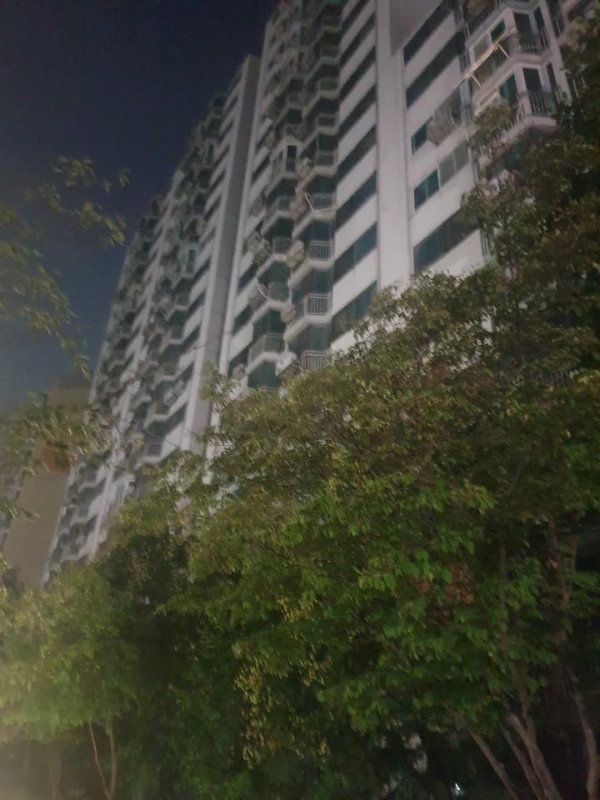 서울 도봉구의 정전된 아파트(사진-연합뉴스)