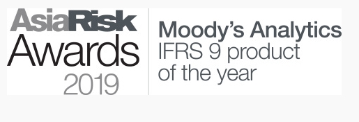 무디스 애널리틱스가 2019 아시아 리스크 어워드에서 올해의 IFRS 9 제품상을 수상했다.(무디스 애널리틱스)