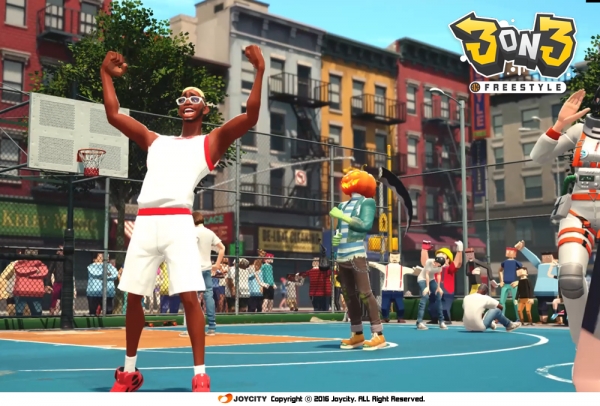 조이시티는 31일 자사가 개발한 농구 게임 PlayStation®4(이하 PS4™) 타이틀 '3on3 프리스타일'에 매주 고레벨 캐릭터를 무료로 오픈한다고 밝혔다. (사진-조이시티)
