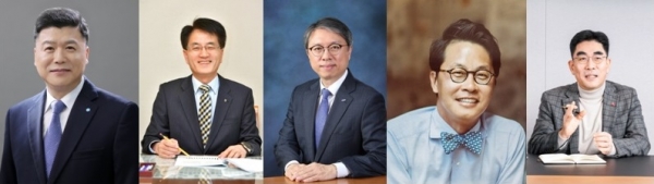 권광석·손병환·김대환·조좌진·이동면 대표 (왼쪽부터, 사진-연합뉴스)